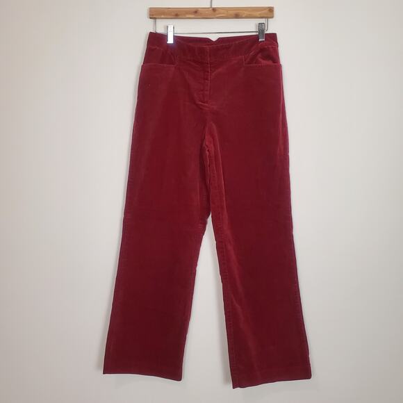 Vintage 90s Y2K Corduroy Pants Maroon 29" - Picture 4 of 11